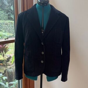 Brooks Brothers black lightweight corduroy Blazer